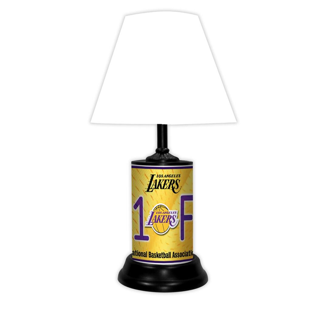 Lakers Lamp Wt - LAKERS Lamp