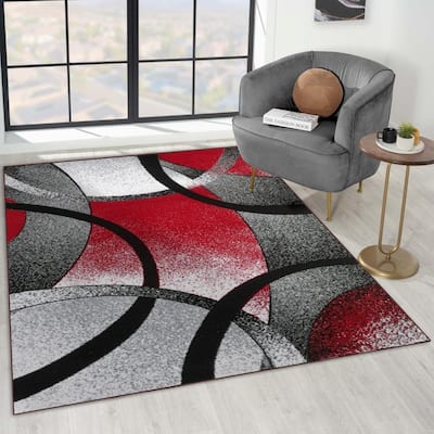 Luxe Weavers Geometric Patterned Area Rug, Indoor Carpet