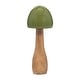preview thumbnail 14 of 15, Sagebrook Home Wood, Coned Mushroom, Novelty, Two Tone, Decoration for Interior Design