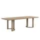 preview thumbnail 22 of 24, Kenneth Modern 95-Inch Dining Table with U-Shaped Trestle Base by Christopher Knight Home