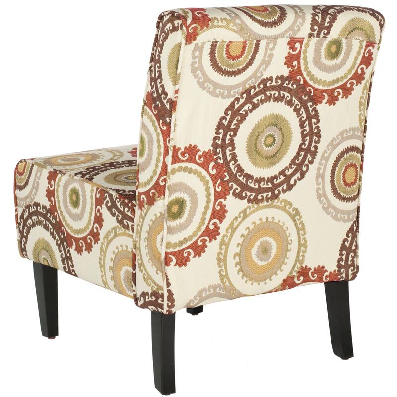SAFAVIEH Takisha Ivory Armless Club Chair - 22.4" x 30.3" x 32.6" - 22Wx30Dx33H