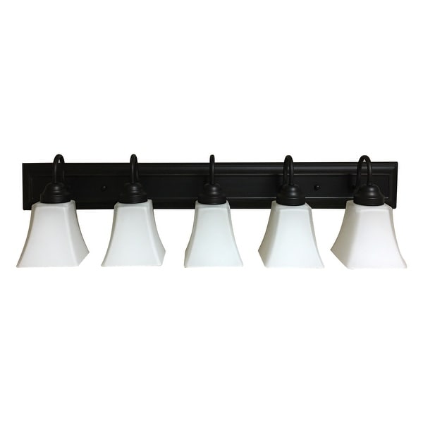 5 light bronze vanity light on sale