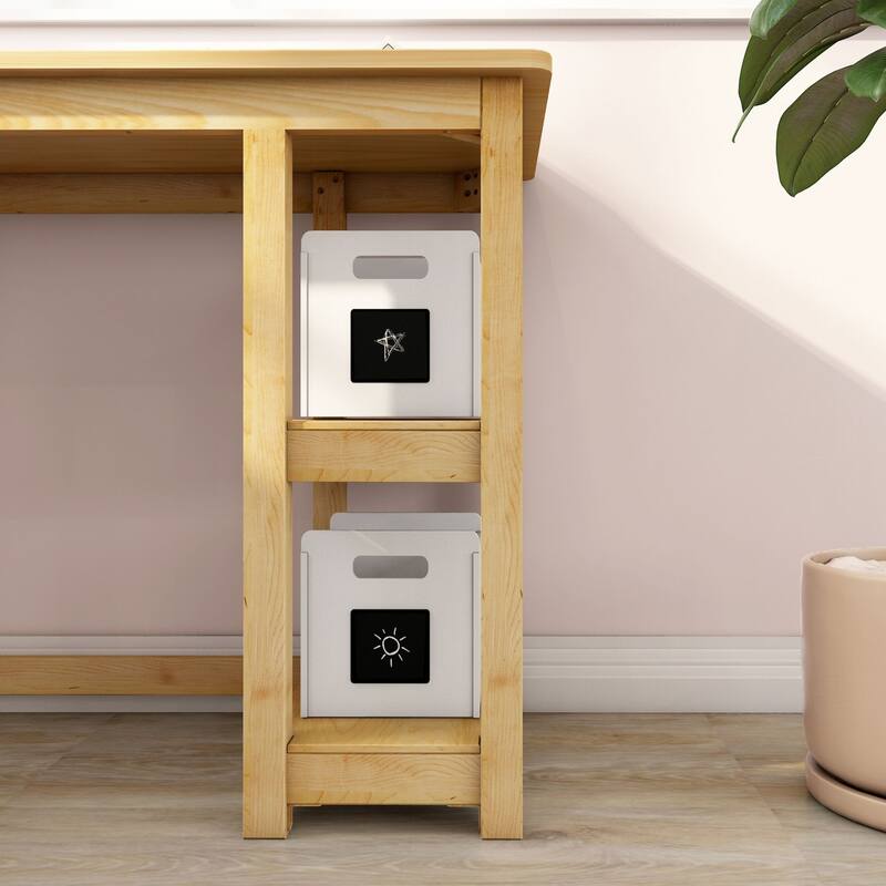 Max and Lily Corner Desk w/ Shelves
