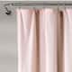 Lush Decor Two-tone Linen Button Shower Curtain