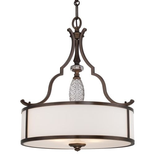 Minka Lavery 4944-570 3 Light Indoor Drum Pendant from the Thorndale Collection