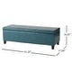 preview thumbnail 4 of 40, Lucinda Faux Leather Storage Bench by Christopher Knight Home - 51.25" L x 17.50" W x 16.25" H