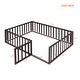 preview thumbnail 13 of 38, Roomfitters Full Size Wood Daybed Frame with Fence, Durable and Comfortable Bed Design