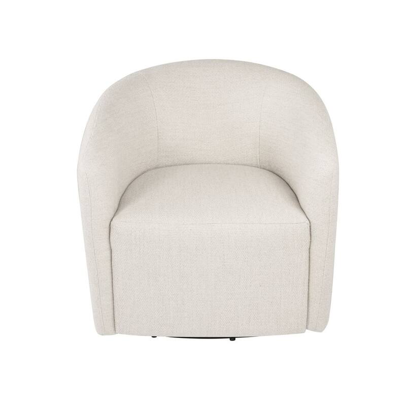 HomePop Nora Upholstered Swivel Accent Chair