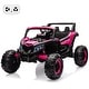 preview thumbnail 1 of 40, 24V Kids UTV Ride on Car , Ride on UTV with Remote Control Rose