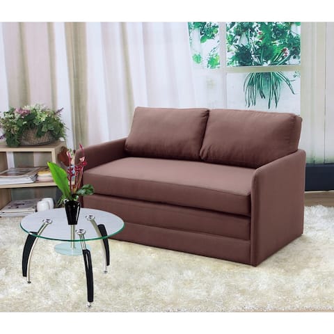 Sam's Reversible 5.1 inches Foam Fabric Loveseat and Sofa Bed