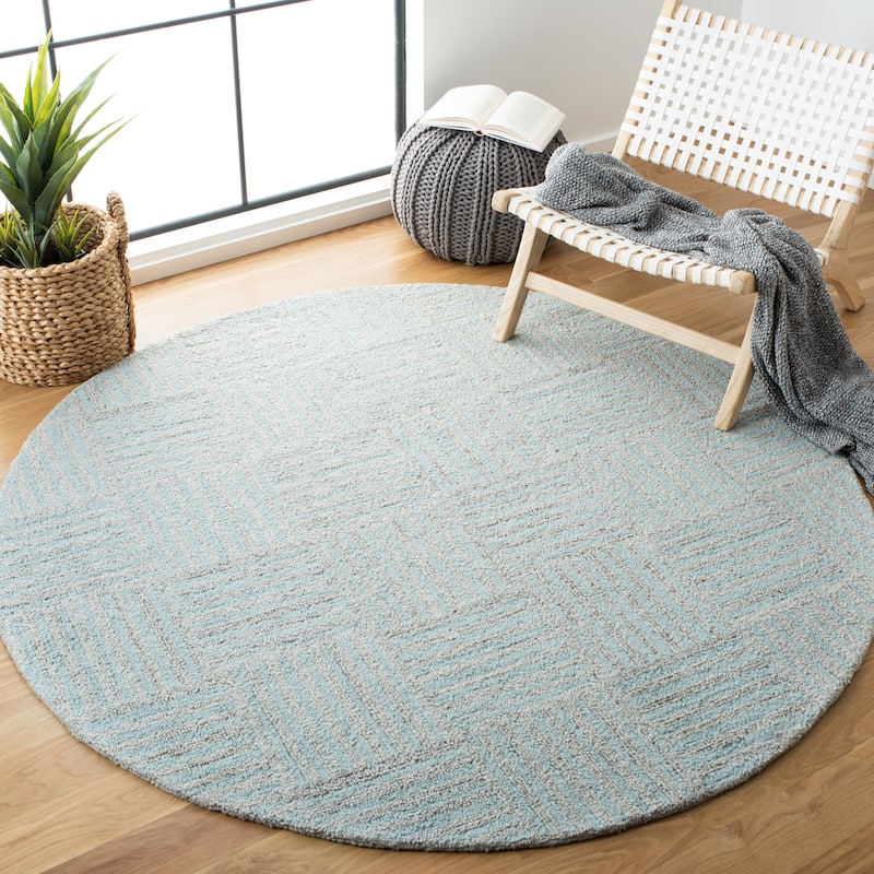 SAFAVIEH Handmade Abstract Silviea Modern Viscose Rug