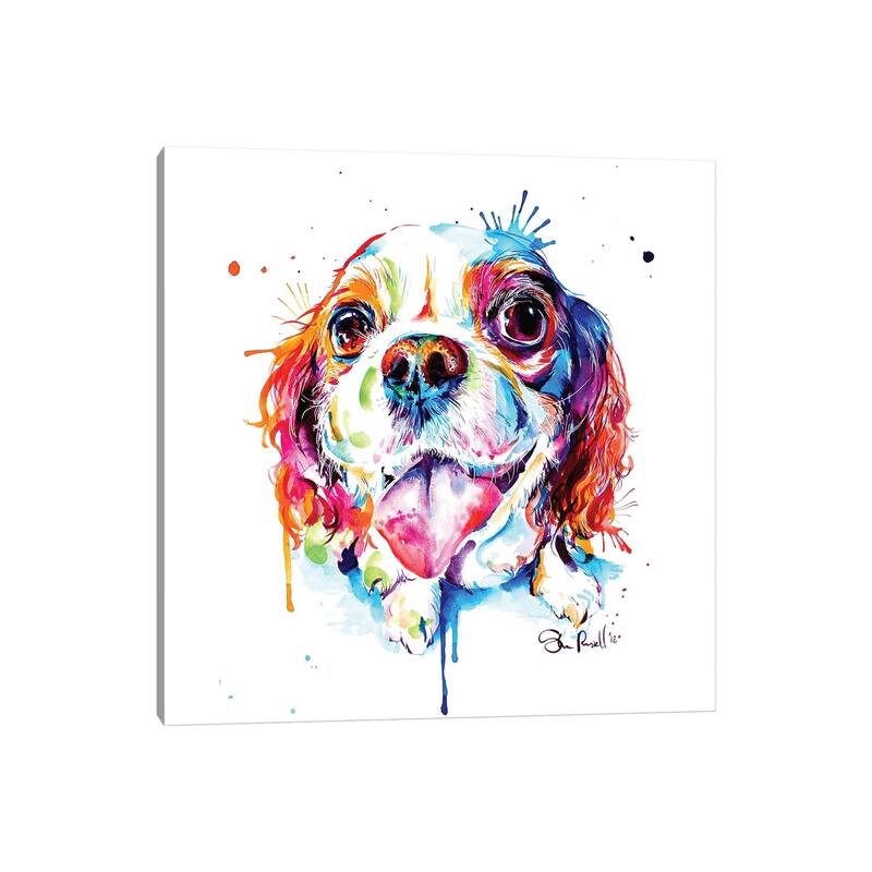 iCanvas "Cavalier King Charles Spaniel" by Weekday Best Canvas Print