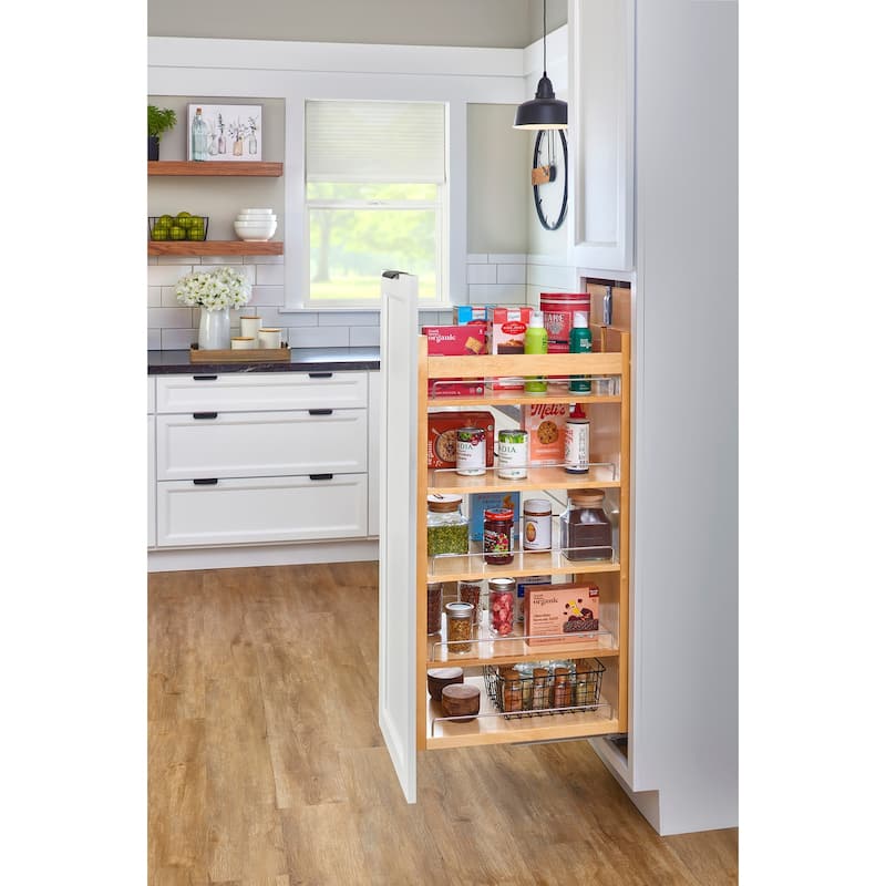 Rev-A-Shelf 448-TPF58-11-1 Wood Classics 11"W x 60"H Soft Close