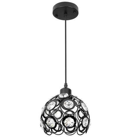 Modern Crystal Semi Flush Mount Ceiling Light Chandeliers