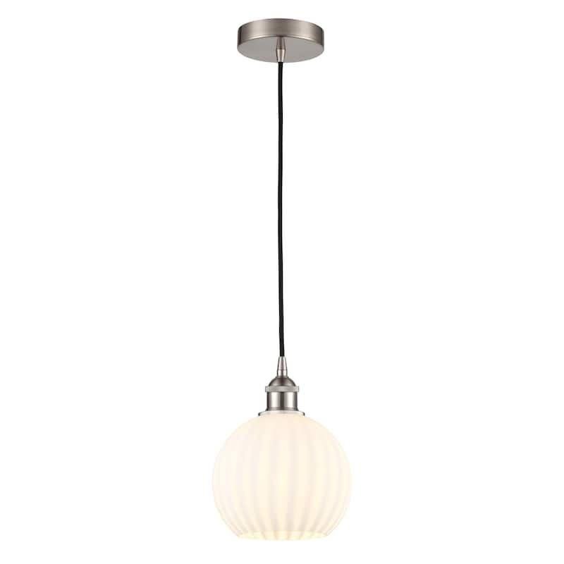 Innovations Lighting 616-1P 10 8 White Venetian Pendant White Venetian