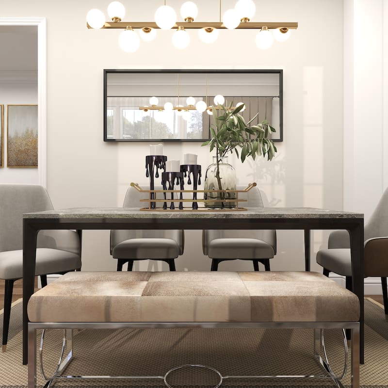 Black Metal Tall Room Floor Mirror