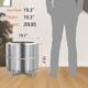 Option 19.3 inches Height Detachable Ver