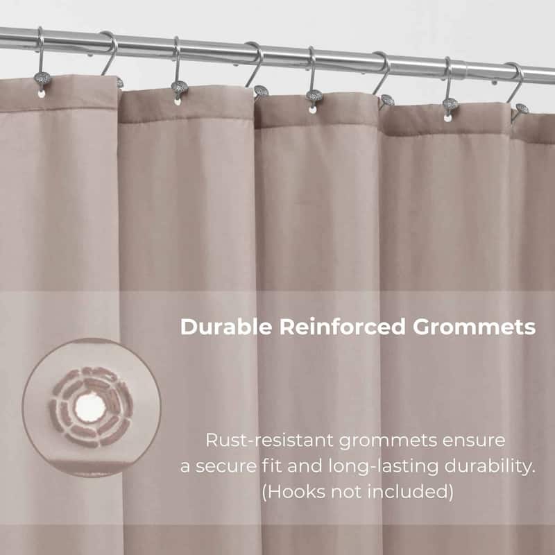 Extra Long Waterproof Shower Curtain Liner 71x79 Inches