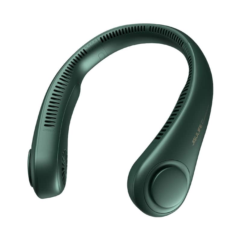 JisuLife Bladeless Turbine Neck Fan FA14, Dark Green