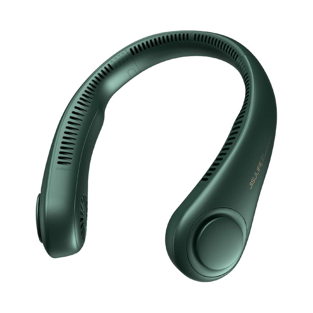 JisuLife Bladeless Turbine Neck Fan FA14, Dark Green