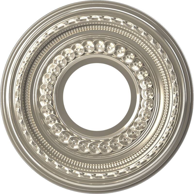 3 1/2" Inside Diameter - Cole Thermoformed PVC Ceiling Medallion