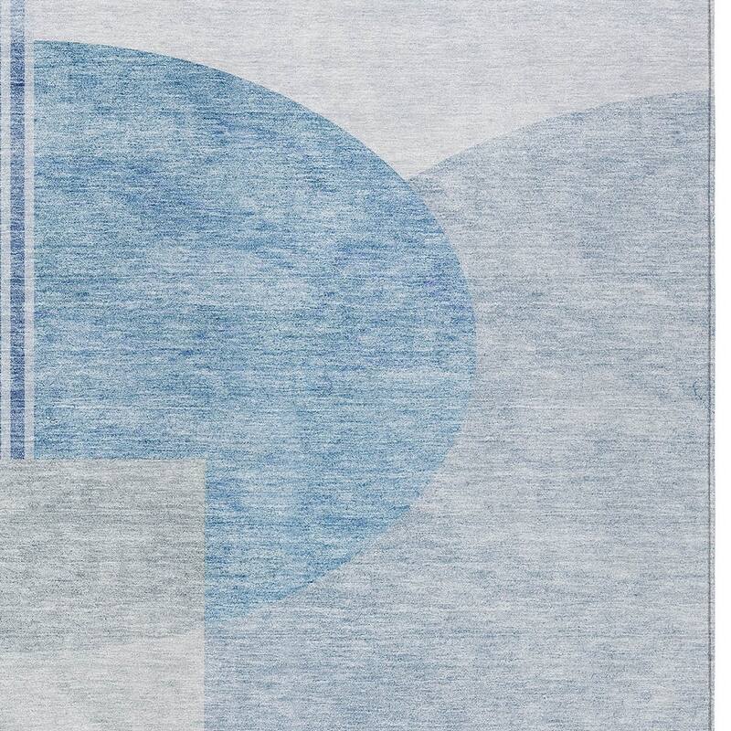 HomeRoots Geometric Transitional Rectangle Outdoor Rug