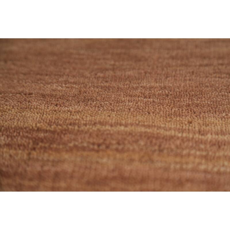 Tribal Gabbeh Indian Foyer Rug Hand-Knotted Modern Wool Carpet - 3'2" x 4'11"