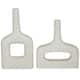 Option White - 16", 13"H
