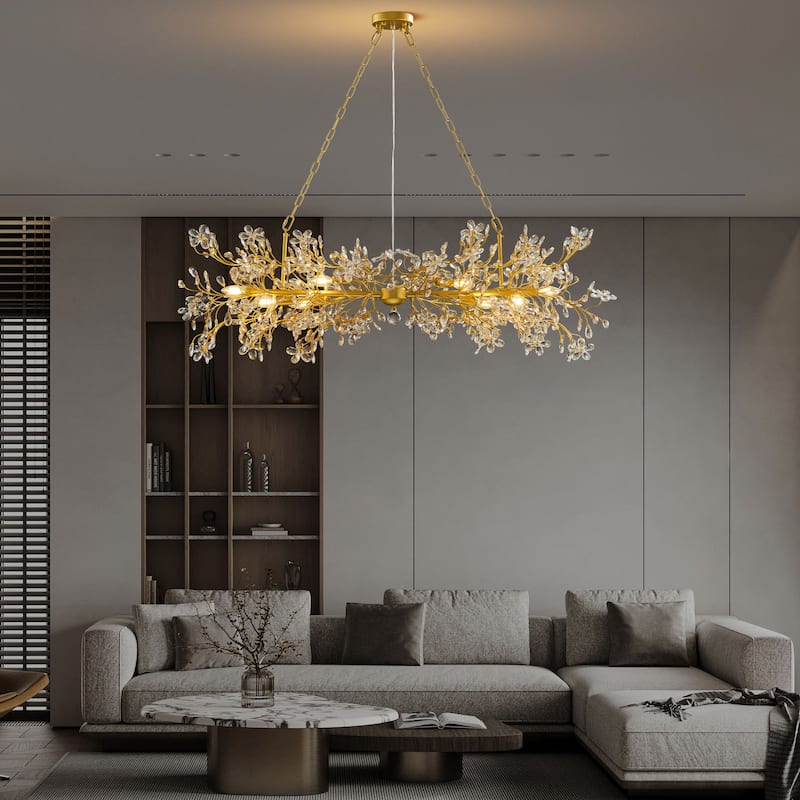 KAYLA D800/D1000/L1300 Tree Branch Chandelier Dining Pendant - Copper Color