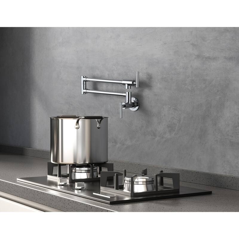 Elegant Lighting FAK-312 Gabriel 1.8 GPM Wall Mounted Single Hole Pot