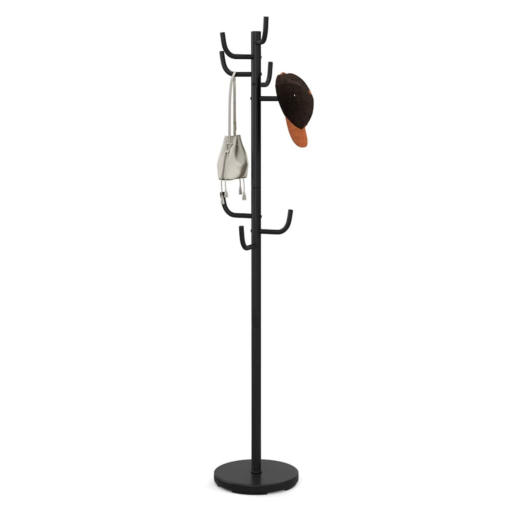 Costway Metal Coat Rack Hat Hanger Hooks Hall Entryway For Jacket