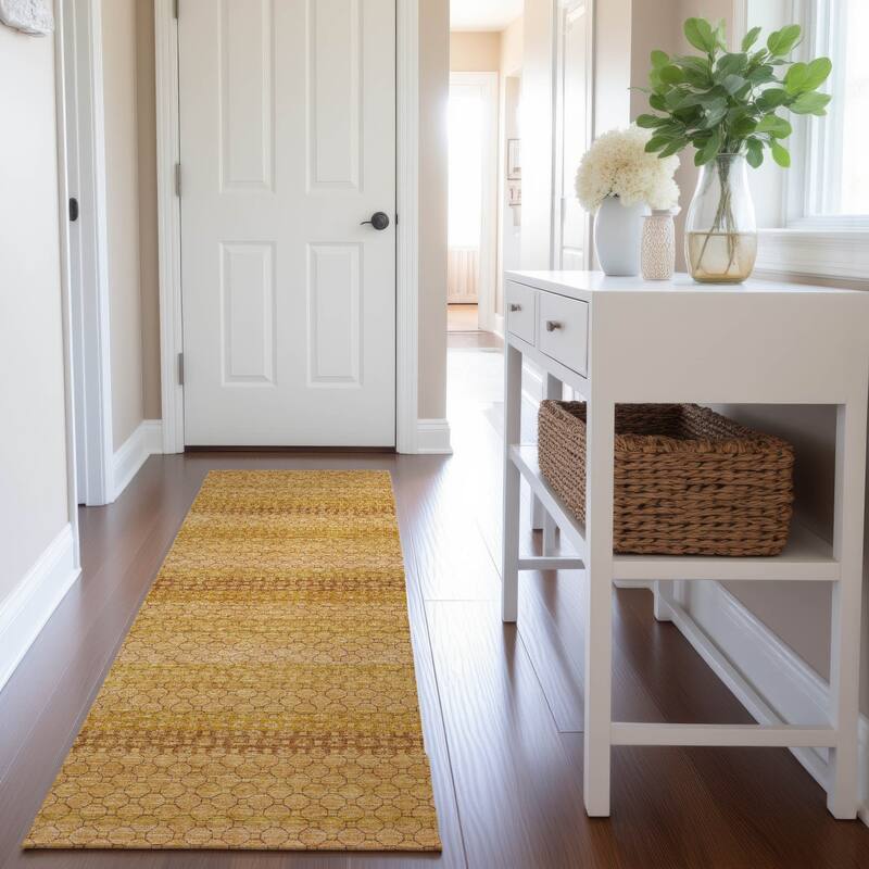 Premium Washable Super Soft Moroccan Ombre Mayfield Rug - Wheat - 2'3" x 7'6"