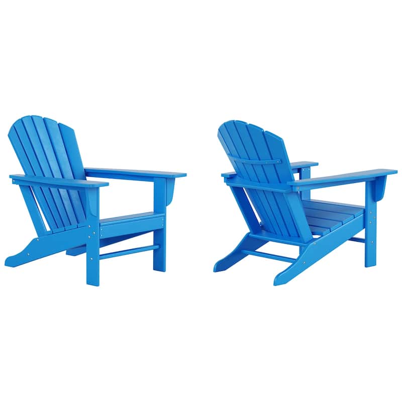 Altura Outdoor Eco-Friendly All Weather Poly Patio Adirondack Chair (Set of 2)