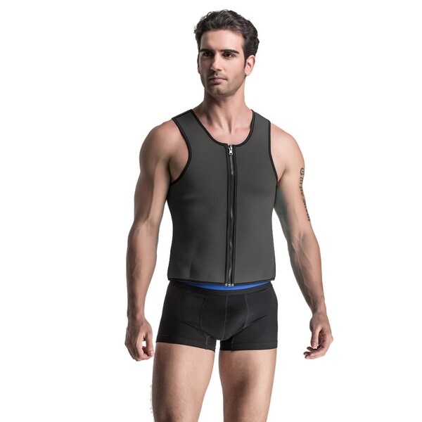 Shop Men's Reversible Neoprene Slimming Sports Vest ...