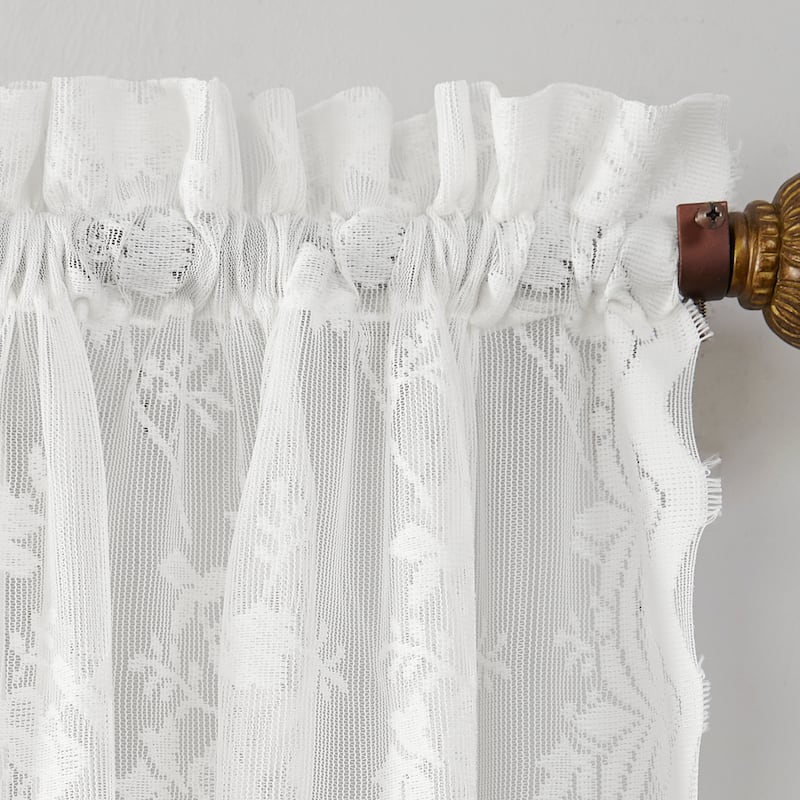 No. 918 Alison Sheer Lace Kitchen Curtain Valance