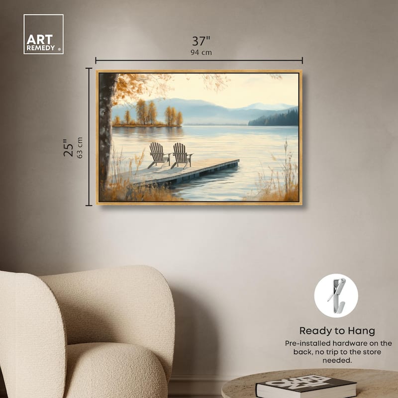 Lake of Dreams Canvas by Art Remedy