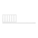 preview thumbnail 2 of 1, Oxford Baby Cozy Nest Toddler Guard Rail Dove Gray