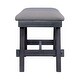 preview thumbnail 12 of 14, Lawson Dark Espresso Bench