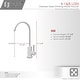 preview thumbnail 4 of 30, Kitchen Sink Drinking Water Faucet, Commercial Water Filtration Faucet, Stainless Steel, Contemporary Style High-Spout