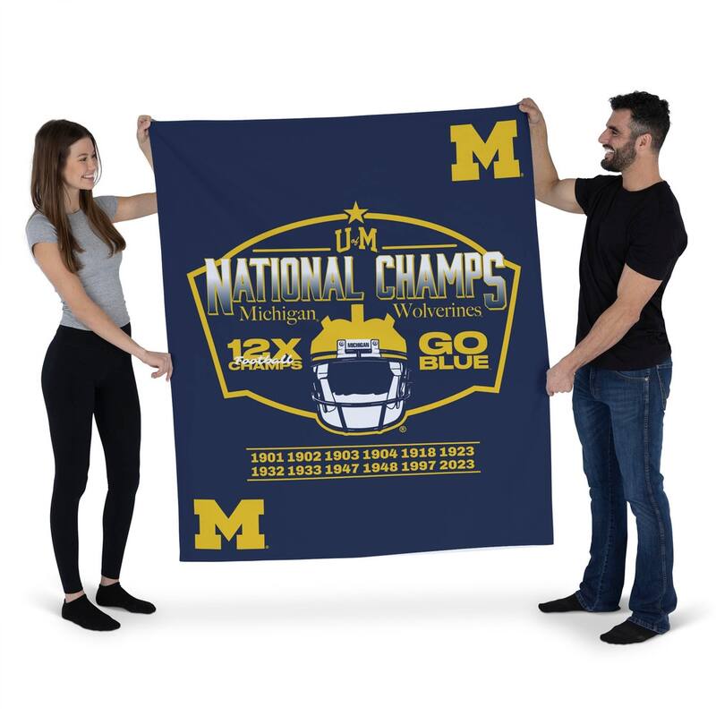 NCAA Michigan Wolverines Championship Wall Hanging