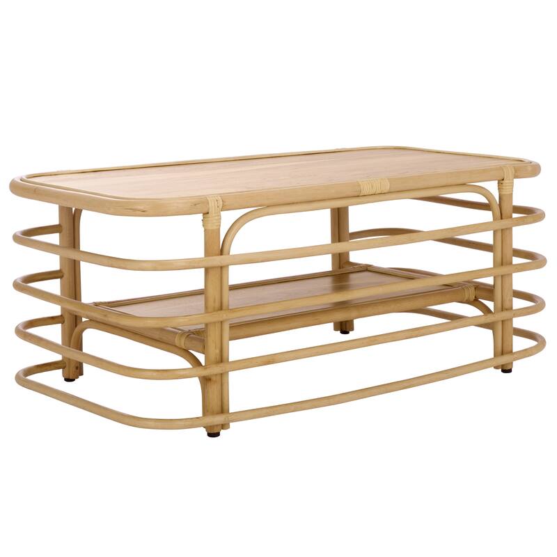 SAFAVIEH Home Maestro Coffee Table - 43"W x 24"D x 18"H