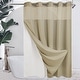 preview thumbnail 6 of 111, No Hook Waffle Weave Shower Curtain with Snap-in Liner
