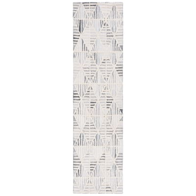 SAFAVIEH Handmade Ebony Chika Modern Trellis Wool Rug