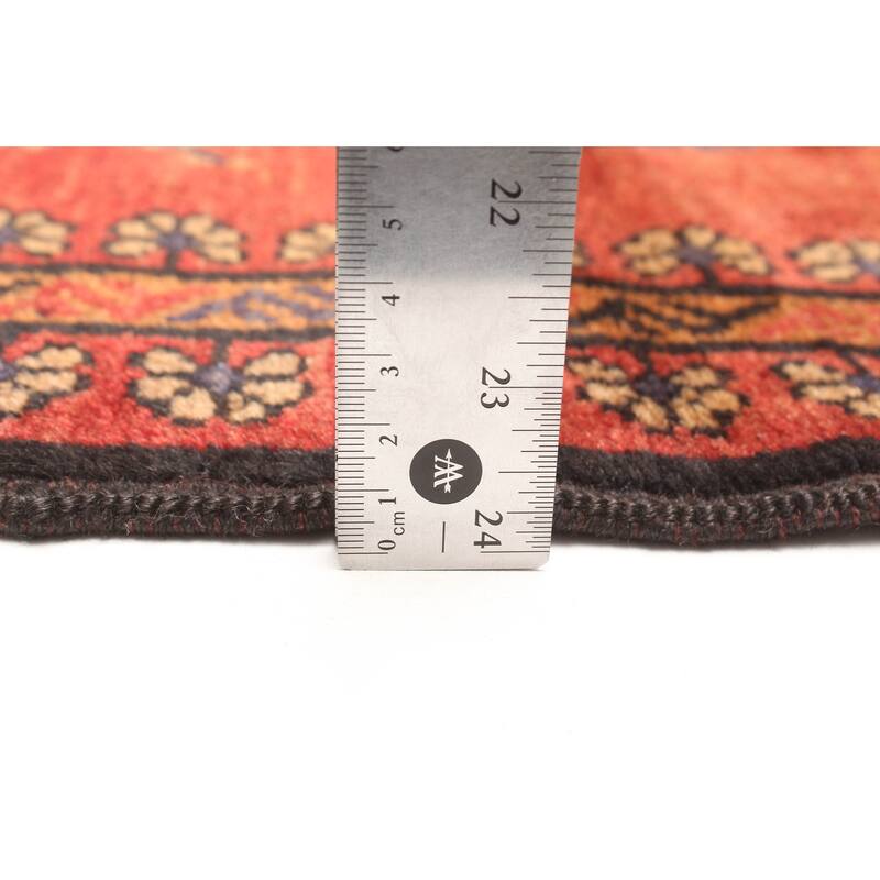 ECARPETGALLERY Hand-knotted Teimani Red Wool Rug - 2'9 x 4'9