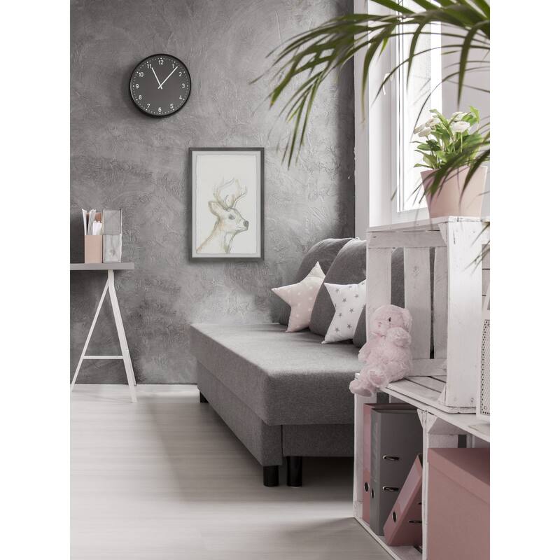 Deer Cameo IV Framed Wall Art, Elegant Home Touch - Sophisticated Artwork for Refined Décor