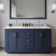 Option Dark Blue / Giotto Quartz Top / Brushed Nickel