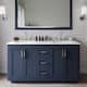 Option Dark Blue / Giotto Quartz Top / Brushed Nickel