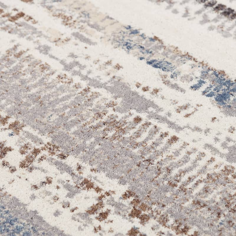 Alora Decor Sage Contemporary/Modern Blue Wool Area Rug