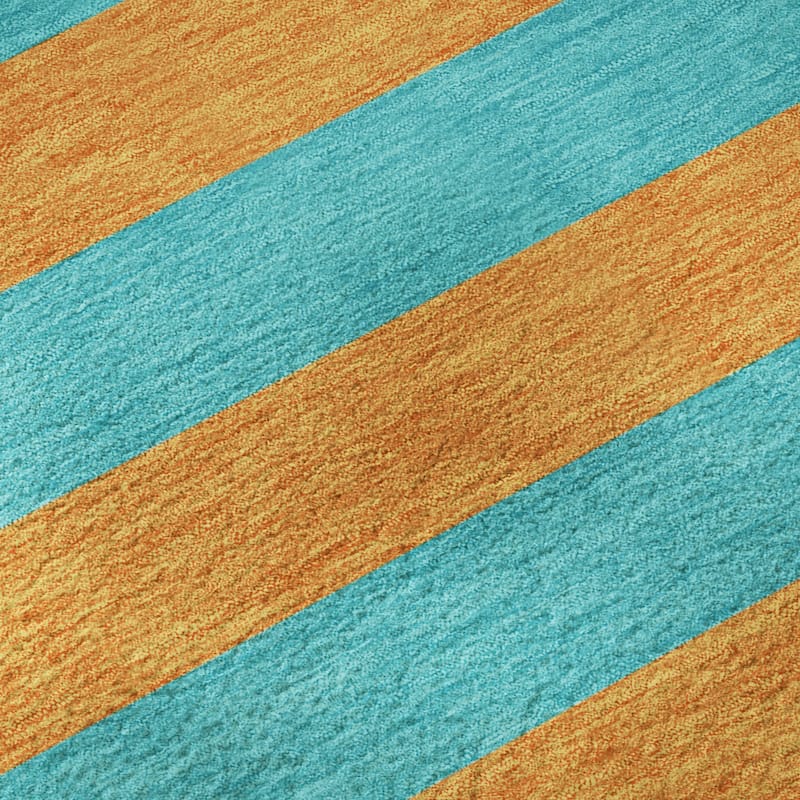 Premium Washable Super Soft Cabana Stripe Mayfield Rug