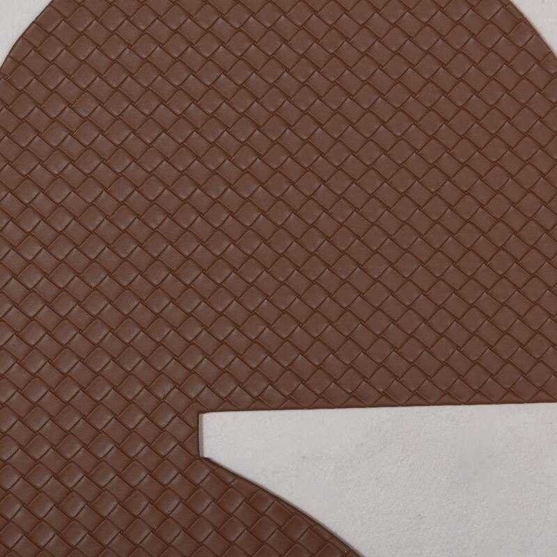 Abstract Leather II - Mixed Media Die Cut Leather On Canvas Wall Art